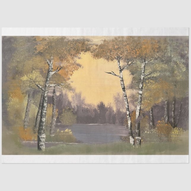 Ethereal Forest Decoupage Tissue Paper (Front)