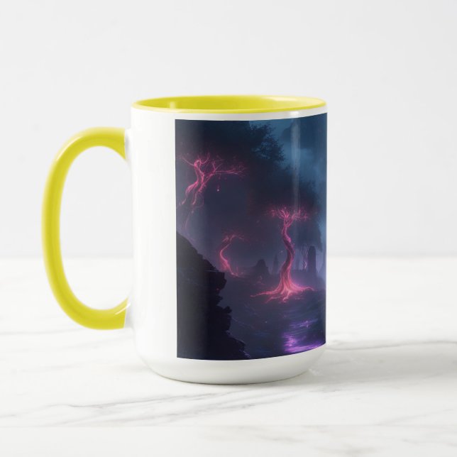  Ethereal Forest of Luminescence mug (Left)