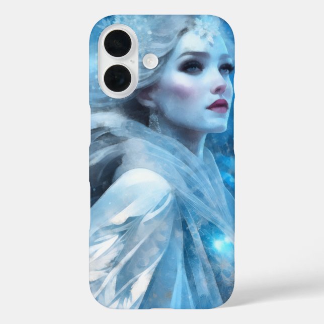 Ethereal Frozen Snow Queen Fantasy Art Case-Mate iPhone Case (Back)
