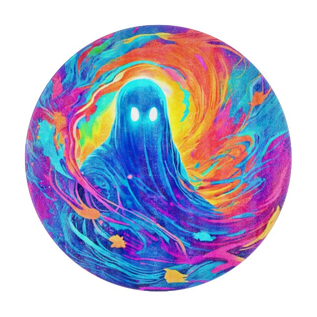 Ethereal Ghostly Creation Cutting Board (Front)
