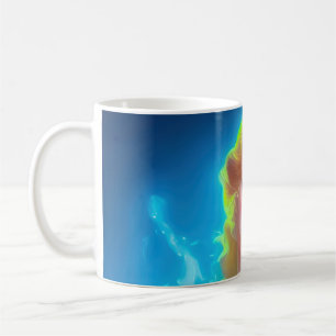 Ethereal Goddess Portrait – Surreal Fantasy Coffee Mug