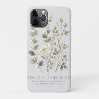 Ethereal Gold & Sage Botanical Collection iPhone 11 Pro Case