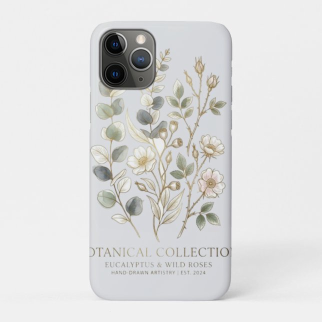 Ethereal Gold & Sage Botanical Collection Case-Mate iPhone Case (Back)
