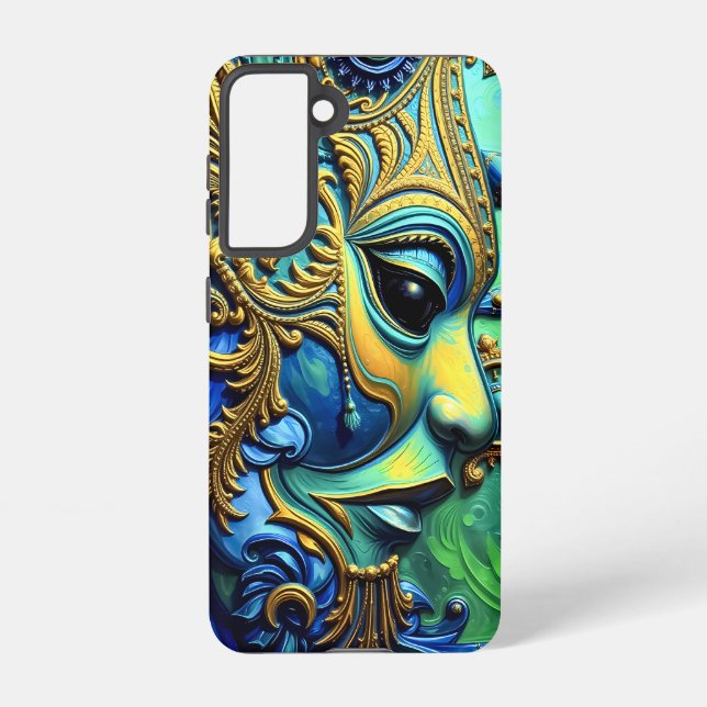 Ethereal Guardian: Fusion of Elements Samsung Galaxy S21 Case (Back)