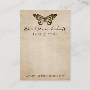 Ethereal Handmade Jewellery Necklace Pendant Business Card