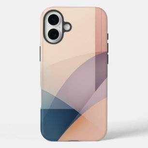 Ethereal Harmony Abstract Pastel Art Colours Desig iPhone 16 Plus Case