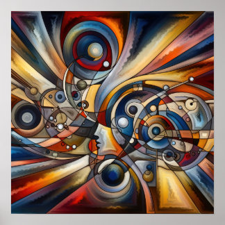 Ethereal Intersection - Abstract Art - Surreal Poster