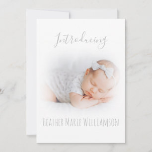 Ethereal Introducing New Baby Holiday Card