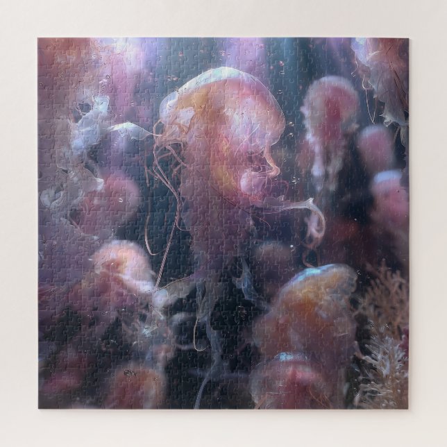 Ethereal Jellyfish Jigsaw Puzzle (Vertical)