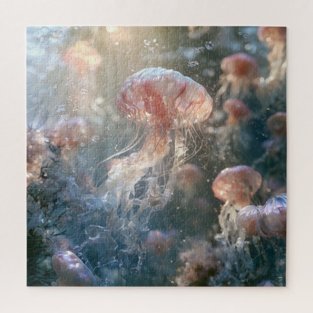 Ethereal Jellyfish Jigsaw Puzzle (Vertical)