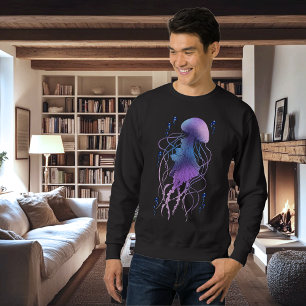 Ethereal Jellyfish Violet Blue Sweatshirt