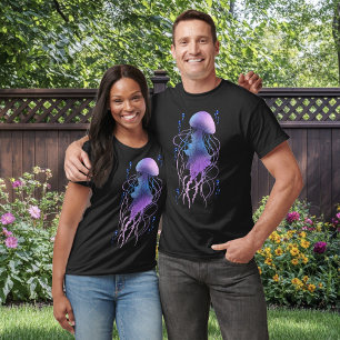Ethereal Jellyfish Violet Blue T-Shirt