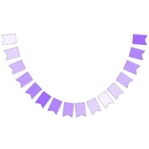 Ethereal Lavender Romantic Soft Gradients Bunting