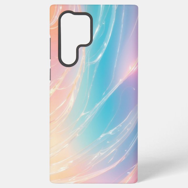 Ethereal Light Veil Streamline Phone Case (Back)