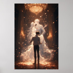 Ethereal Love in Candlelight Poster