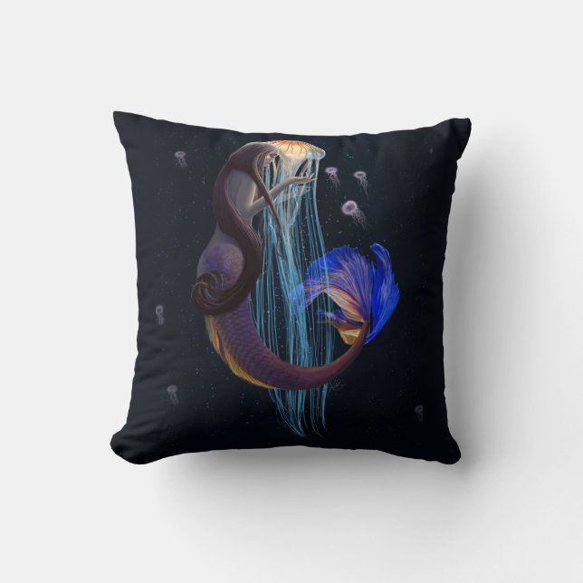Ethereal Mermaid Cushion (Front)