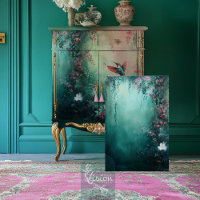 Ethereal Misty Hanging Floral Garden