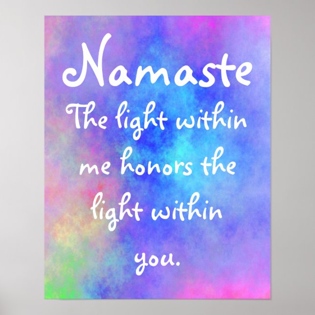 Ethereal Namaste meaning poster (Front)