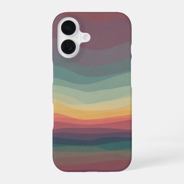 Ethereal Nebula Curve iPhone 16 Case (Back)