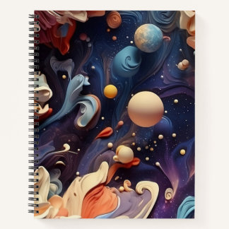 Ethereal Nebula Galaxy Notebook and Journal