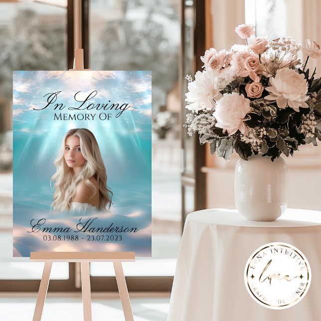 Ethereal Ocean Lover Memorial Sign (Creator Uploaded)