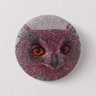 Ethereal Owl 6 Cm Round Badge