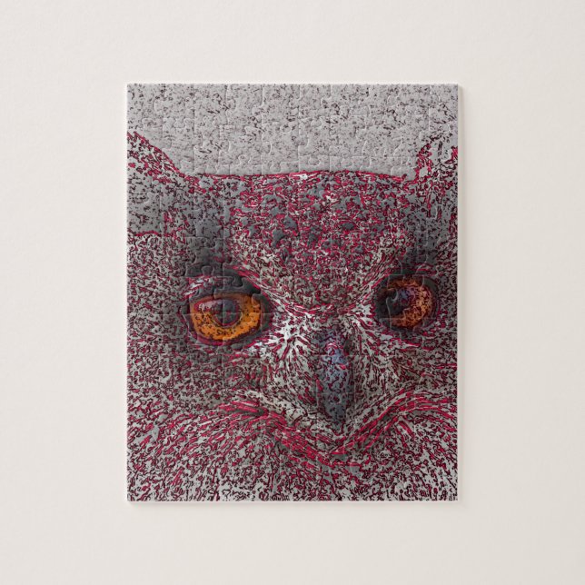 Ethereal Owl Jigsaw Puzzle (Vertical)