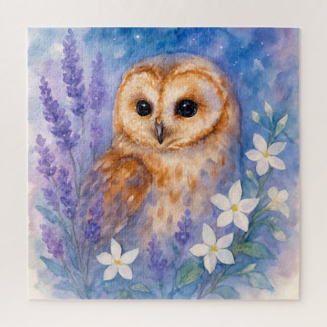 Ethereal Owl Jigsaw Puzzle (Vertical)