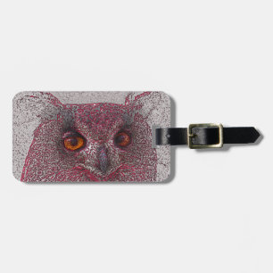 Ethereal Owl Luggage Tag