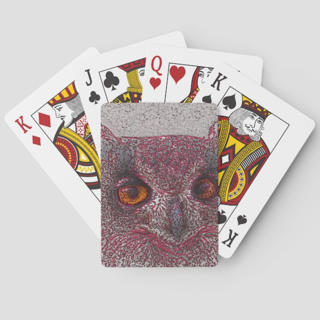 Ethereal Owl Playing Cards (Back)