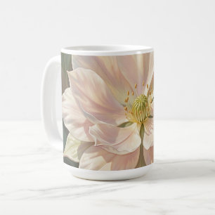 Ethereal Pale Pink Hellebore Bloom Coffee Mug