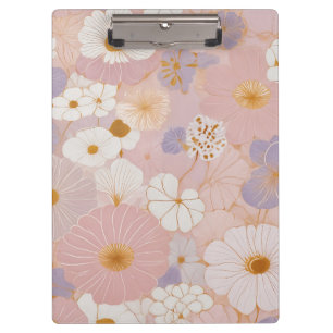 Ethereal Pastel Bloom Clipboard