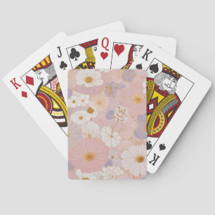 Ethereal Pastel Bloom Playing Cards