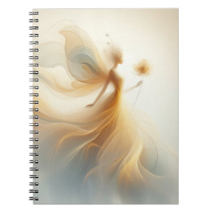 Ethereal Pastel Fairy: Graceful Emergence Notebook
