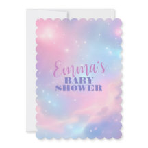 Ethereal Pastel Pink Blue Cosmic Galaxy Starry