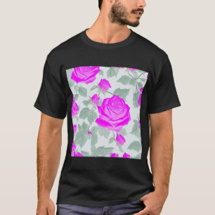 Ethereal Pink Ghost Rose  T-Shirt