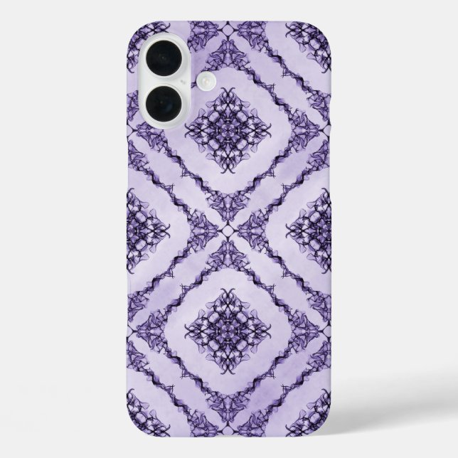 Ethereal Purple and Lavender Fractal Design Case-Mate iPhone Case (Back)