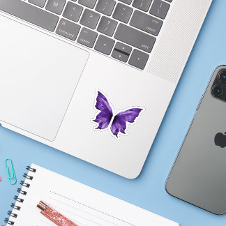 Ethereal Purple Butterfly Aesthetic Die-Cut