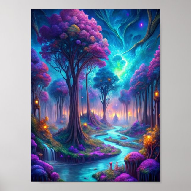 "Ethereal Reflections" Poster (Front)