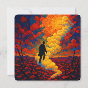 Ethereal Reverie – Surreal Dreamscape Greeting Car Holiday Card