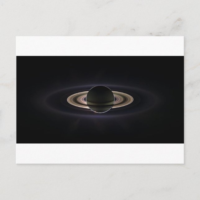 Ethereal Saturn` Postcard (Front)