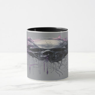 Ethereal Skull Abstract Grunge Dark Art Mug