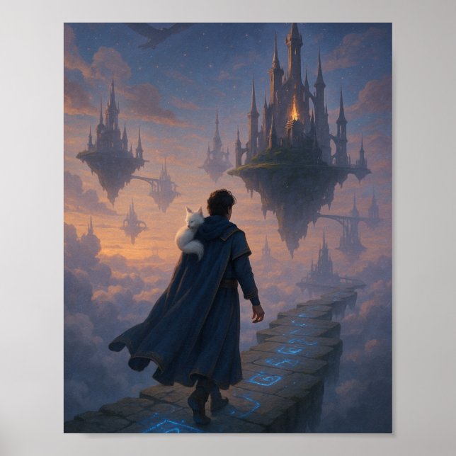 Ethereal Sky City  Poster (Front)