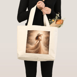 Ethereal Slavic Water Nymph Tote Bag Boho
