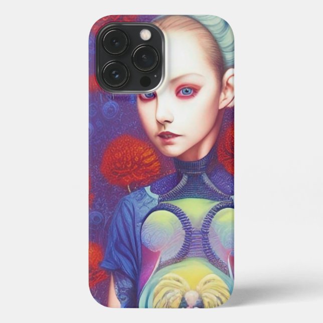 Ethereal Spiritual Spirit Guide Nymph Fairytale  i iPhone Case (Back)