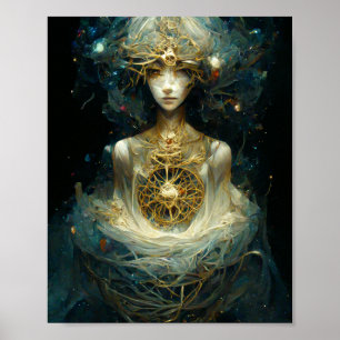Ethereal Sprite Fantasy Art Poster