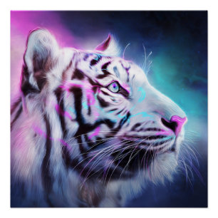 Ethereal Stripes Poster