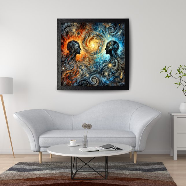 Ethereal Swirls and Silhouettes Photo Print (Creator Uploaded)