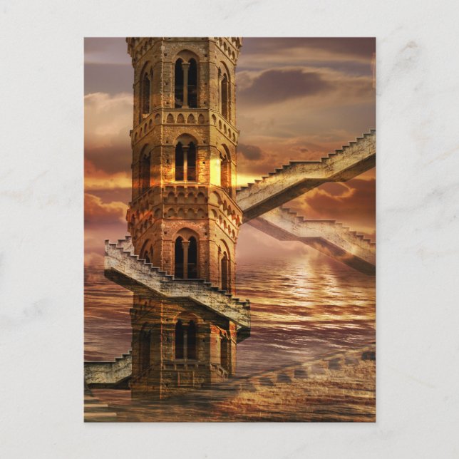 Ethereal towers postcard (Front)