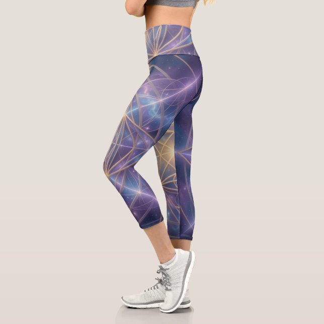 Ethereal Vision – Beyond Reality24 Capri Leggings (Left)